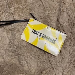 Kate Spade that’s Bananas wristlet